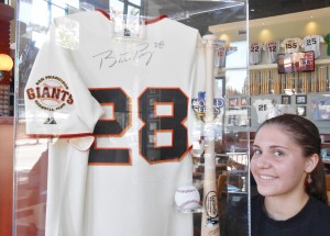 Jillian with Posey jersey