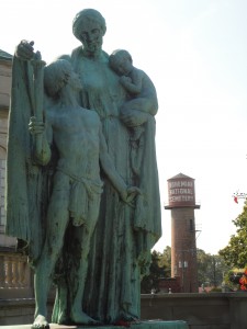 Monument entitled, "Mother"