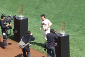 Tim Lincecum on Opening Day