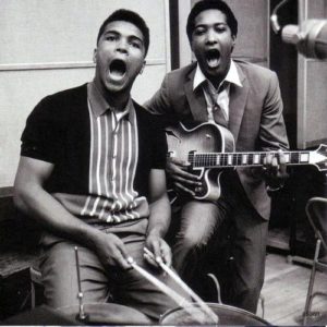 Muhammad Ali and Sam Cooke on another Saturday night in the early 60s